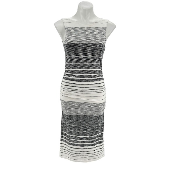 Athleta Dresses & Skirts - Athleta Comeback Tank Midi Dress SZ S Ruched Striped Long Comfy Modal Athletic